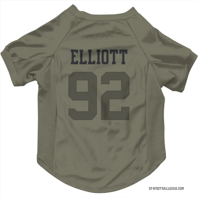 Jordan Elliott  Olive San Francisco 49ers  Cat & Dog Pet Jersey
