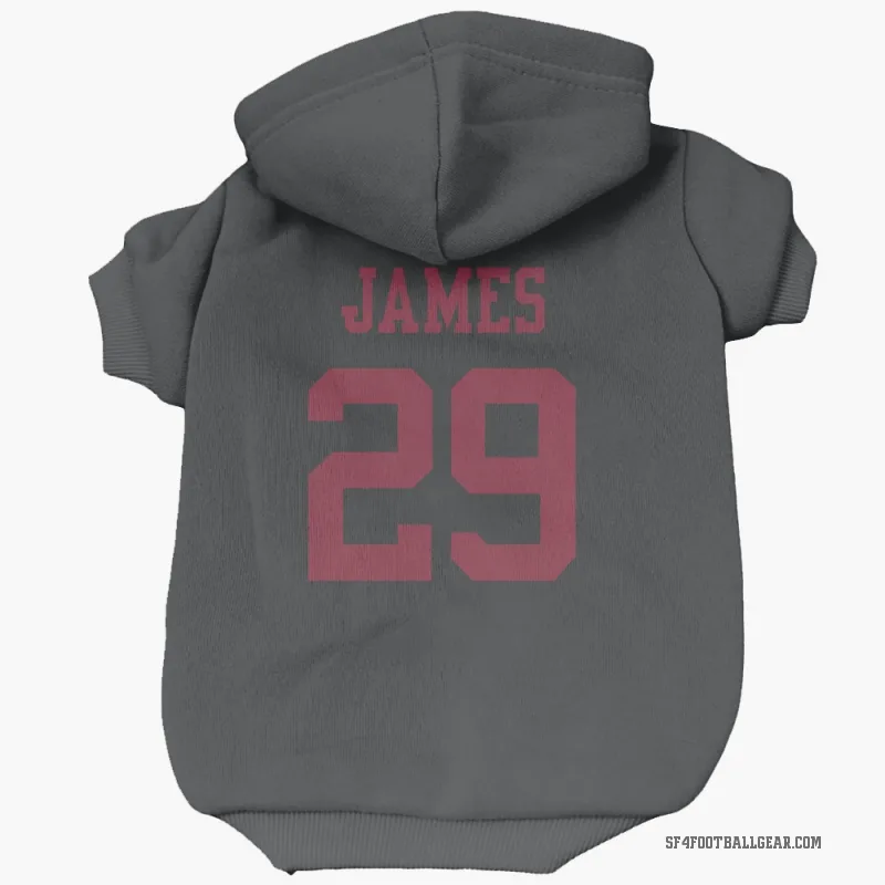 Jordan James  Black San Francisco 49ers  Cat & Dog Pet Hoodie