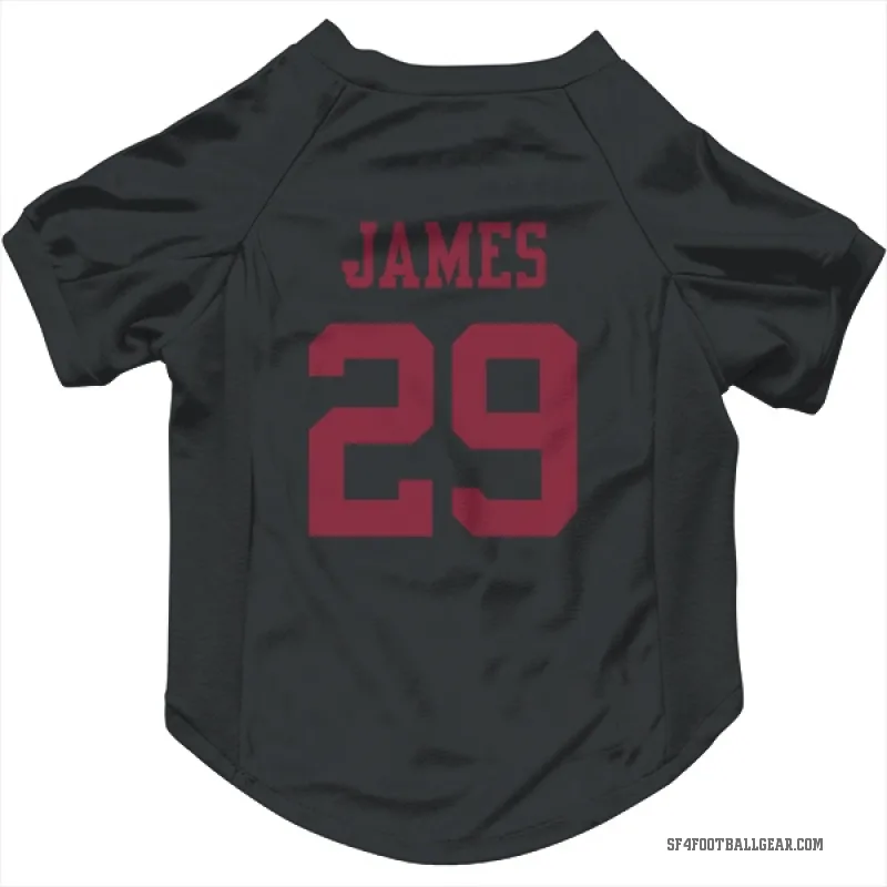 Jordan James  Black San Francisco 49ers  Cat & Dog Pet Jersey