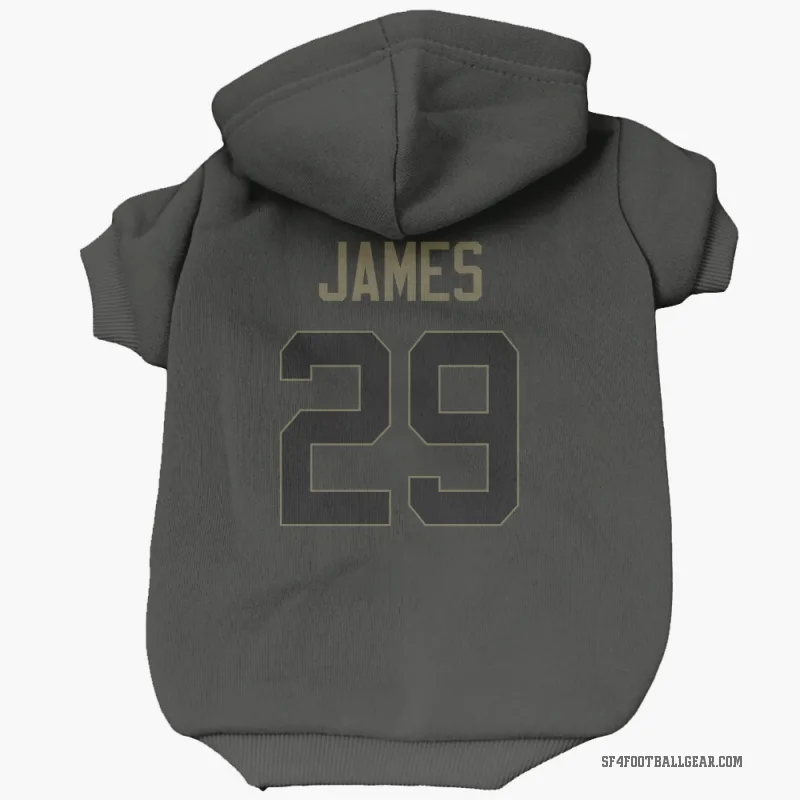 Jordan James  Black San Francisco 49ers  Service Cat & Dog Pet Hoodie