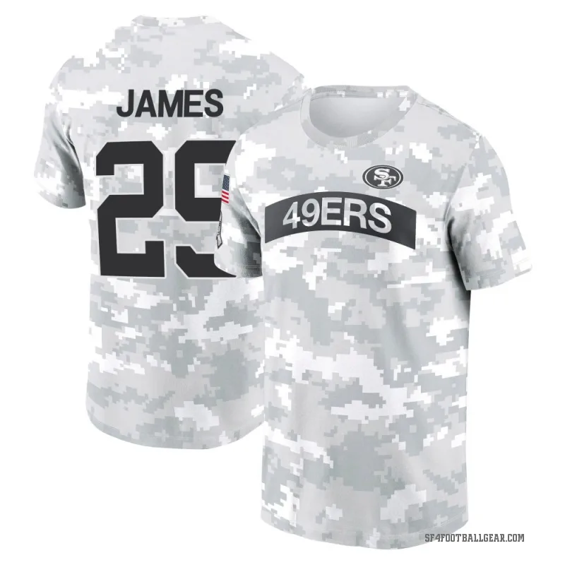 Jordan James Men's Camo San Francisco 49ers Arctic 2024 Salute to Service Performance T-Shirt