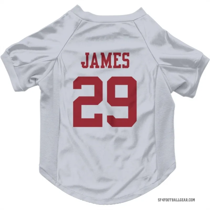 Jordan James  White San Francisco 49ers  Cat & Dog Pet Jersey