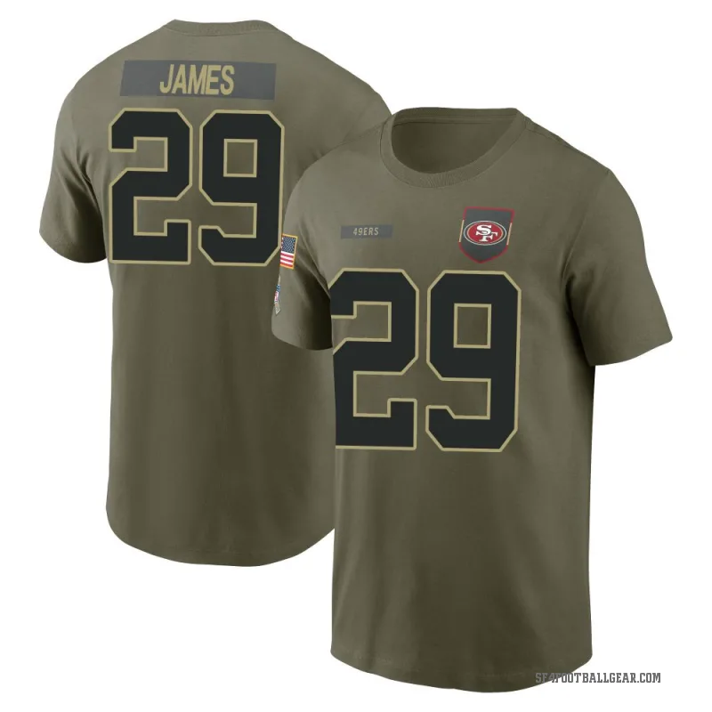Jordan James Youth Olive San Francisco 49ers 2025 Salute to Service T-Shirt