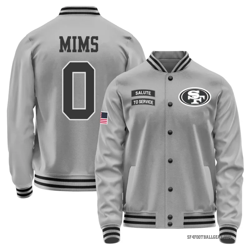 Jordan Mims Men's Gray San Francisco 49ers Salute to Service Performance Jacket