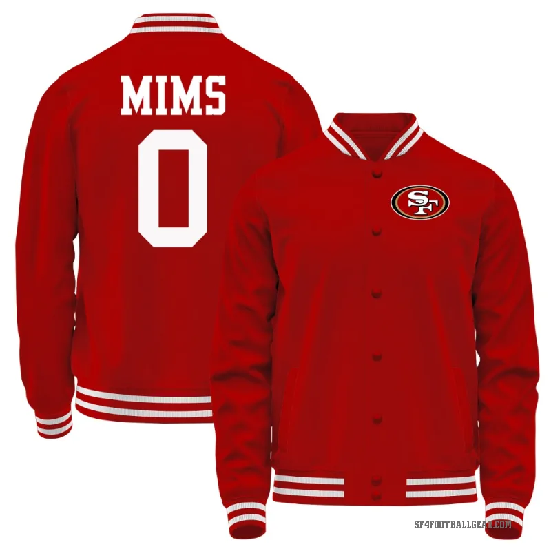 Jordan Mims Youth Red San Francisco 49ers Full-Snap Jacket