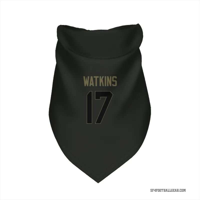 Jordan Watkins  Black San Francisco 49ers  Service Cat & Dog Pet Bandana