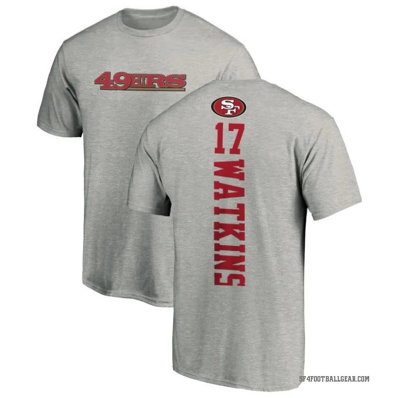 Jordan Watkins Men's Ash San Francisco 49ers Backer T-Shirt -