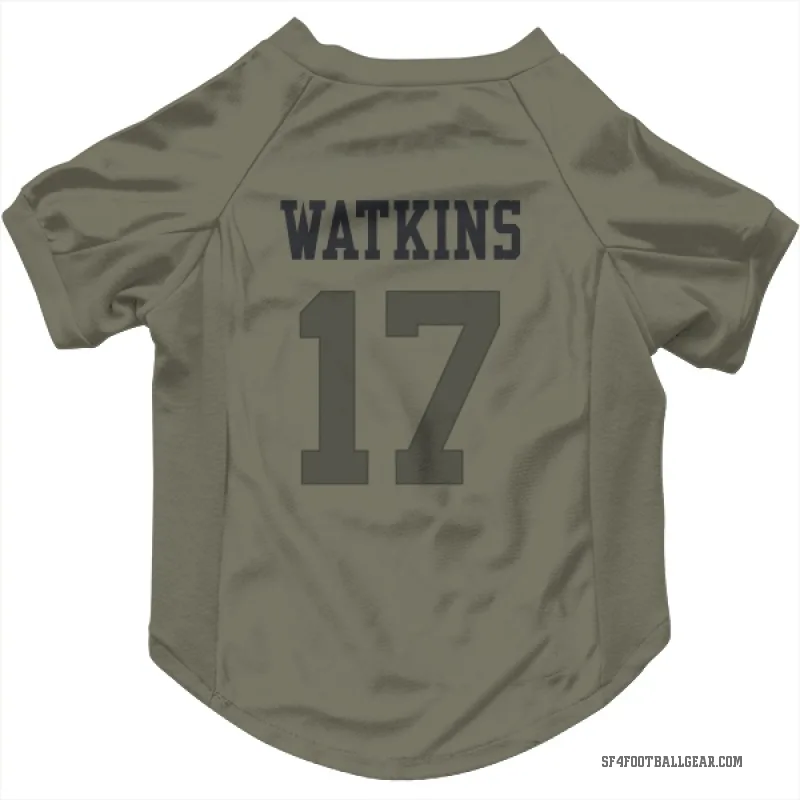 Jordan Watkins  Olive San Francisco 49ers  Cat & Dog Pet Jersey