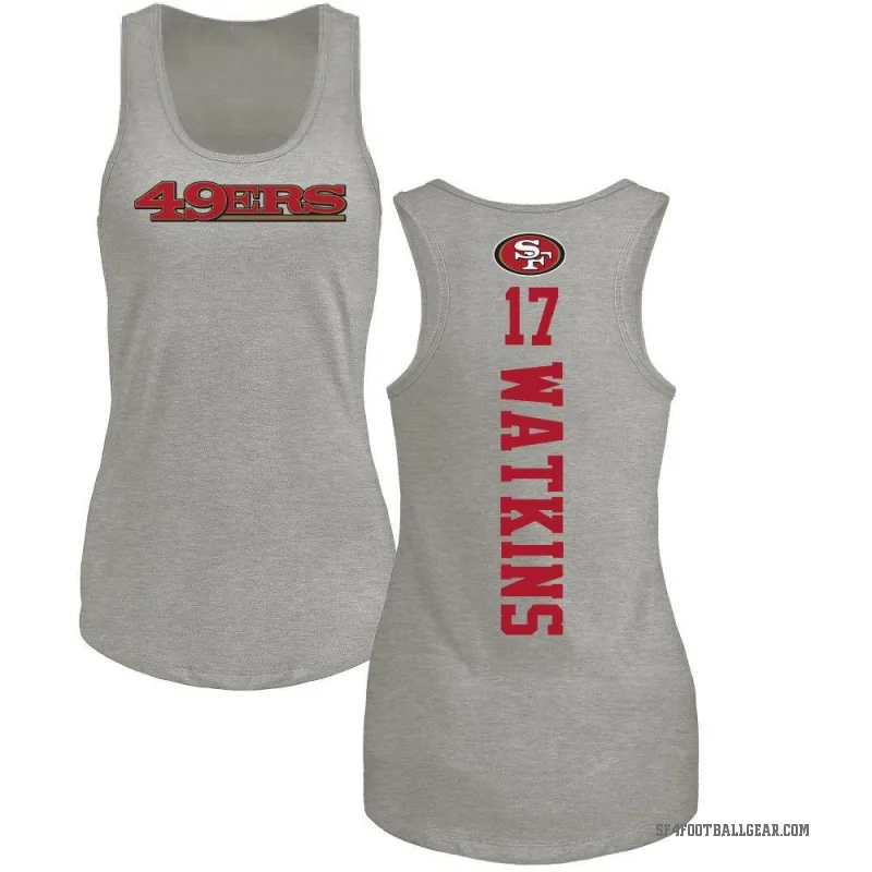 Jordan Watkins Women's Ash San Francisco 49ers Backer Tank Top -