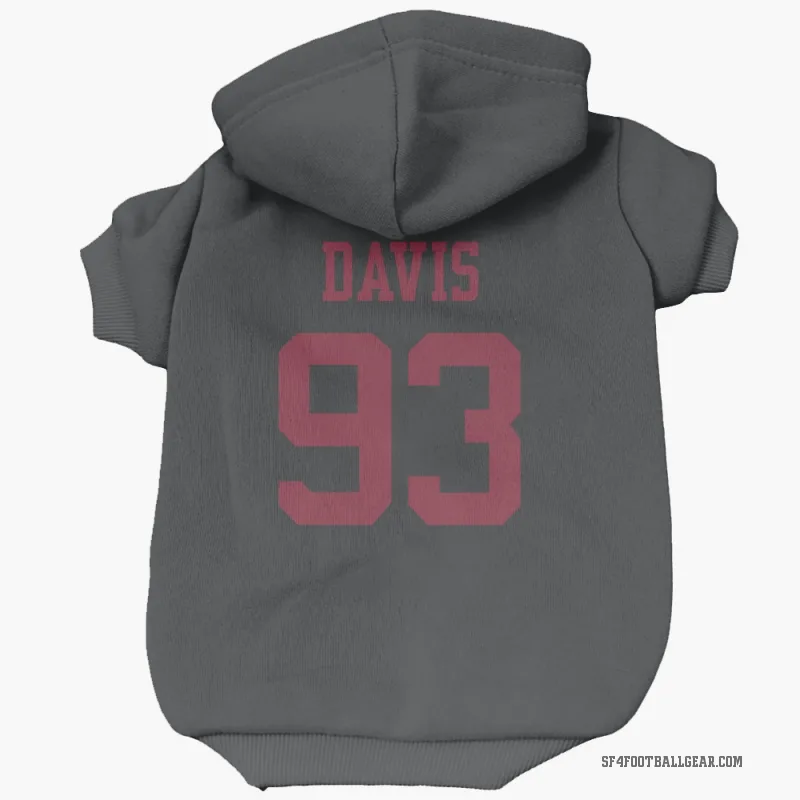 Kalia Davis  Black San Francisco 49ers  Cat & Dog Pet Hoodie