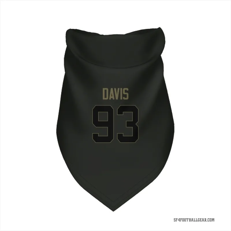 Kalia Davis  Black San Francisco 49ers  Service Cat & Dog Pet Bandana