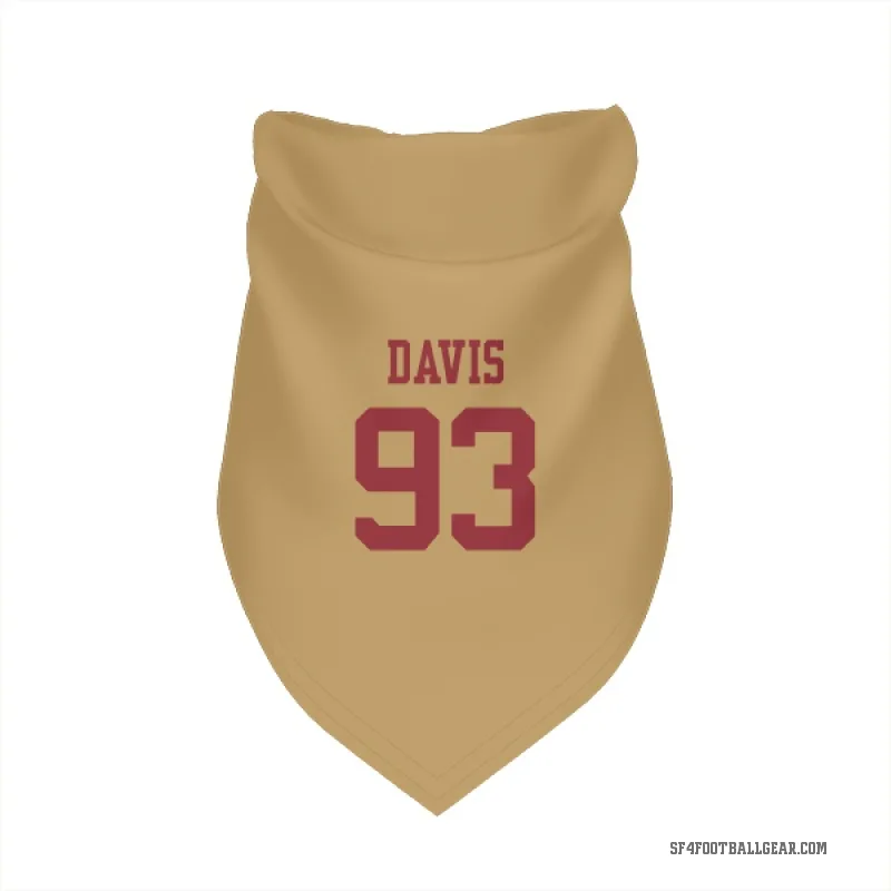 Kalia Davis  Gold San Francisco 49ers  Cat & Dog Pet Bandana