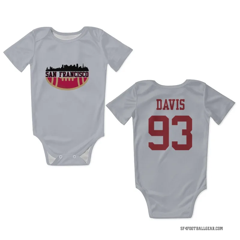 Kalia Davis  White San Francisco 49ers  Newborn & Infant Bodysuit