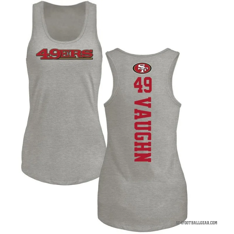 Ke'Shawn Vaughn Women's Ash San Francisco 49ers Backer Tank Top -