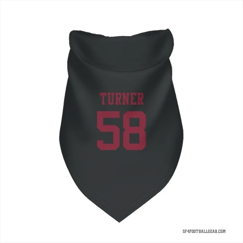 Keena Turner  Black San Francisco 49ers  Cat & Dog Pet Bandana