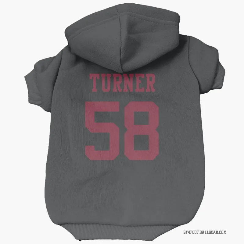 Keena Turner  Black San Francisco 49ers  Cat & Dog Pet Hoodie
