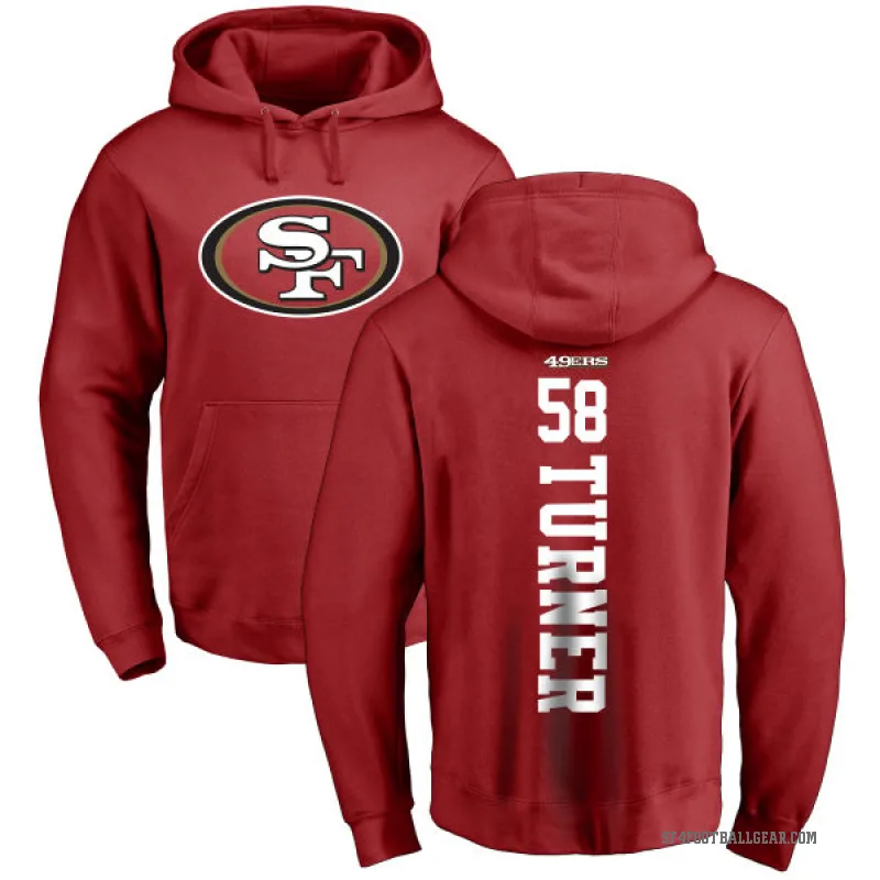 Keena Turner Youth Red San Francisco 49ers Pro Line Backer Pullover Hoodie