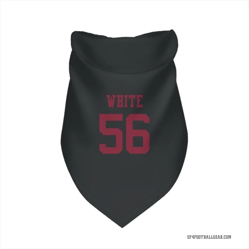 Keion White  Black San Francisco 49ers  Cat & Dog Pet Bandana