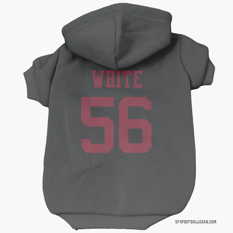 Keion White  Black San Francisco 49ers  Cat & Dog Pet Hoodie