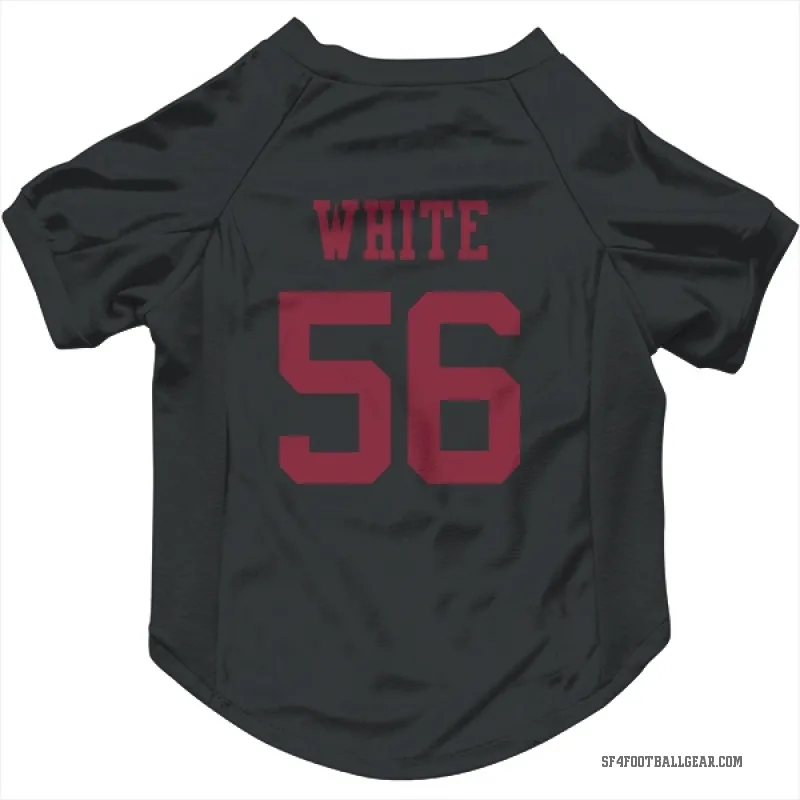 Keion White  Black San Francisco 49ers  Cat & Dog Pet Jersey