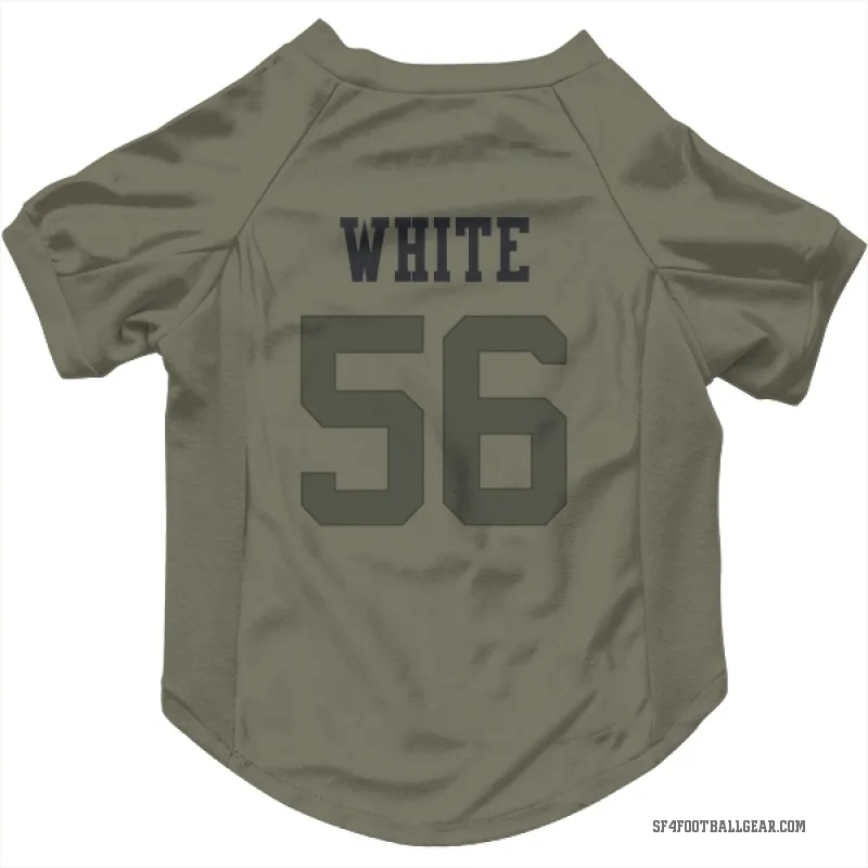 Keion White  Olive San Francisco 49ers  Cat & Dog Pet Jersey