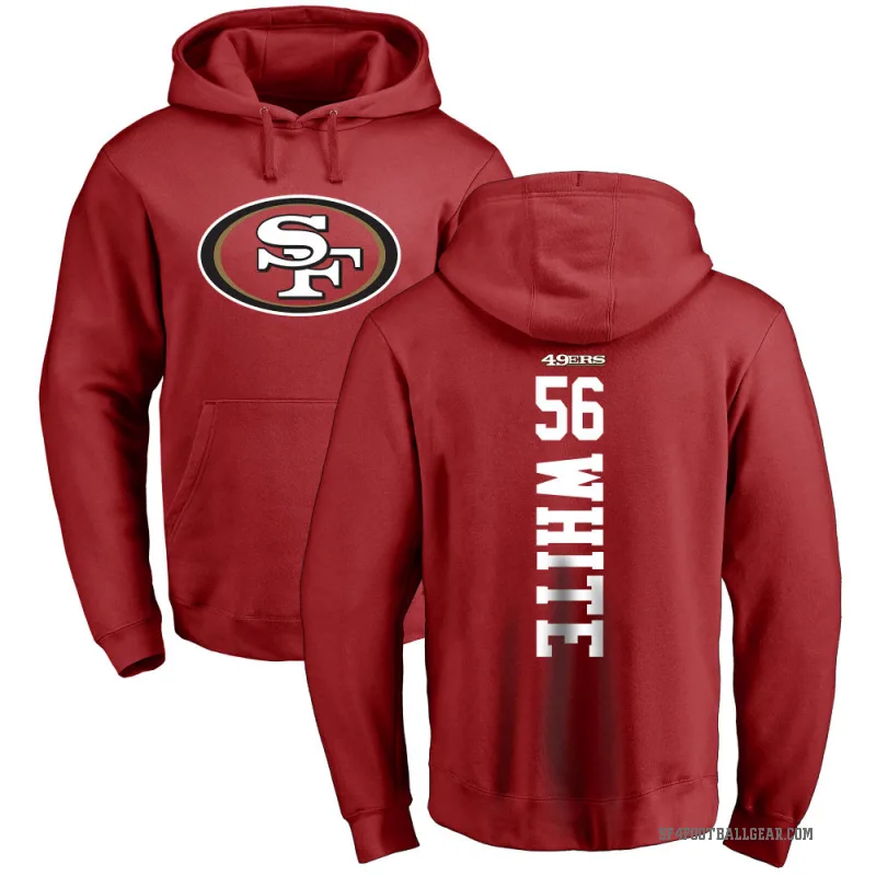 Keion White Youth White San Francisco 49ers Pro Line Red Backer Pullover Hoodie