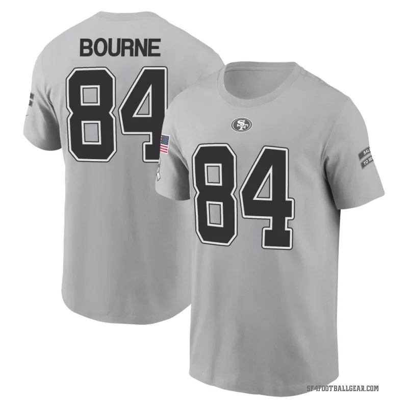 Kendrick Bourne Men's Gray San Francisco 49ers 2024 Salute to Service T-Shirt