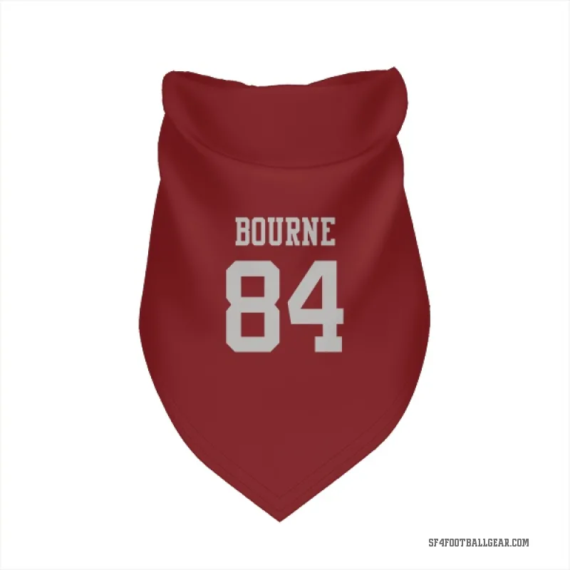 Kendrick Bourne  Scarlet San Francisco 49ers  Cat & Dog Pet Bandana