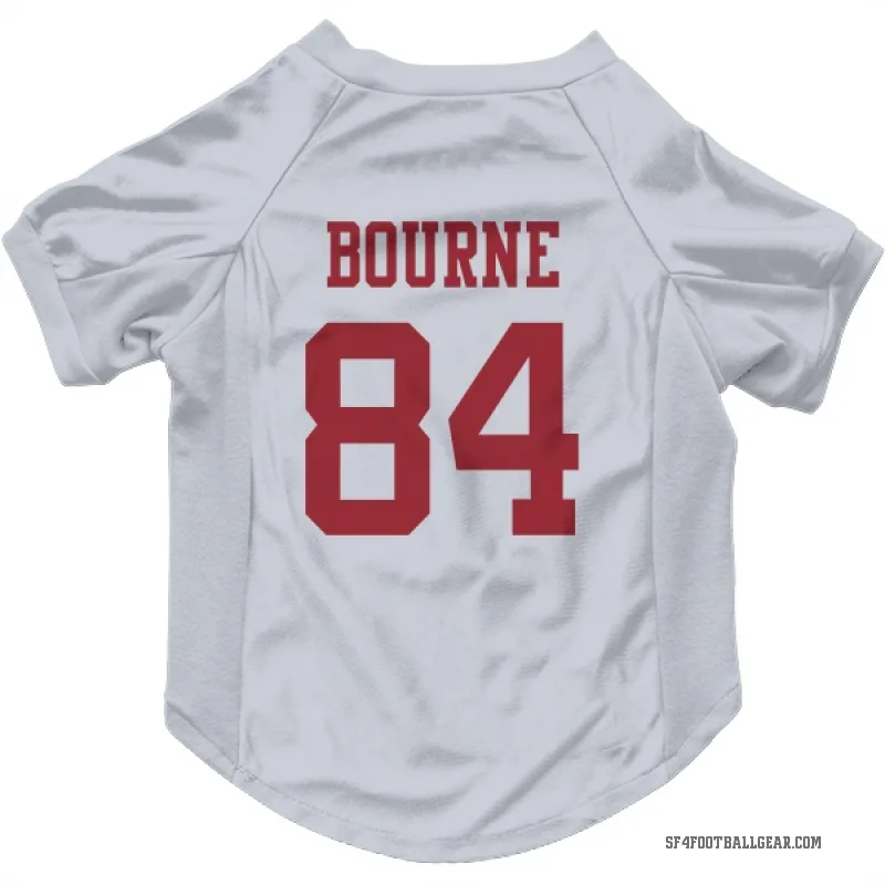 Kendrick Bourne  White San Francisco 49ers  Cat & Dog Pet Jersey