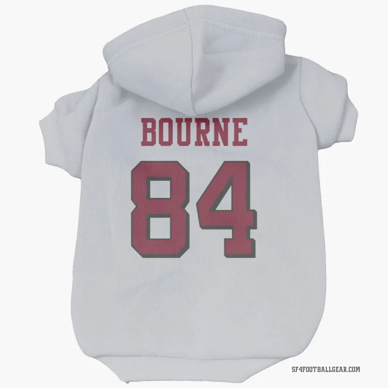 Kendrick Bourne  White San Francisco 49ers  Rush Cat & Dog Pet Hoodie