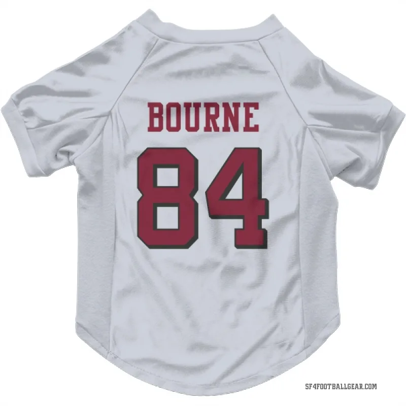 Kendrick Bourne  White San Francisco 49ers  Rush Cat & Dog Pet Jersey