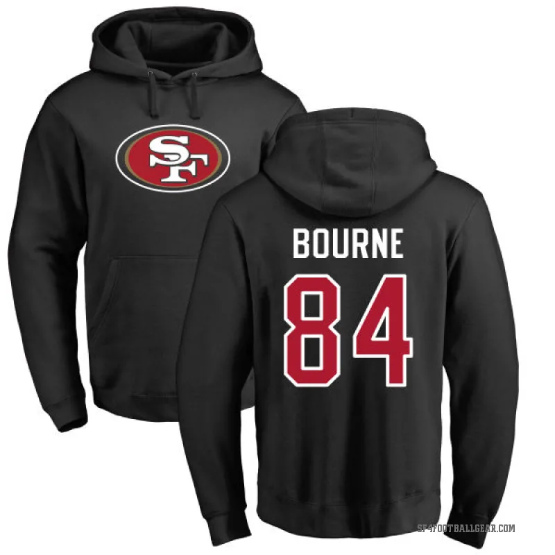 Kendrick Bourne Youth Black San Francisco 49ers Pro Line Logo Pullover Hoodie