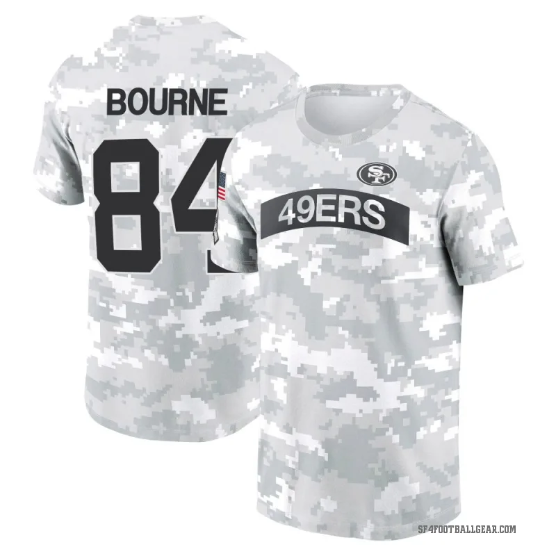 Kendrick Bourne Youth Camo San Francisco 49ers Arctic 2024 Salute to Service Performance T-Shirt