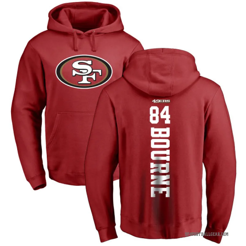 Kendrick Bourne Youth Red San Francisco 49ers Pro Line Backer Pullover Hoodie