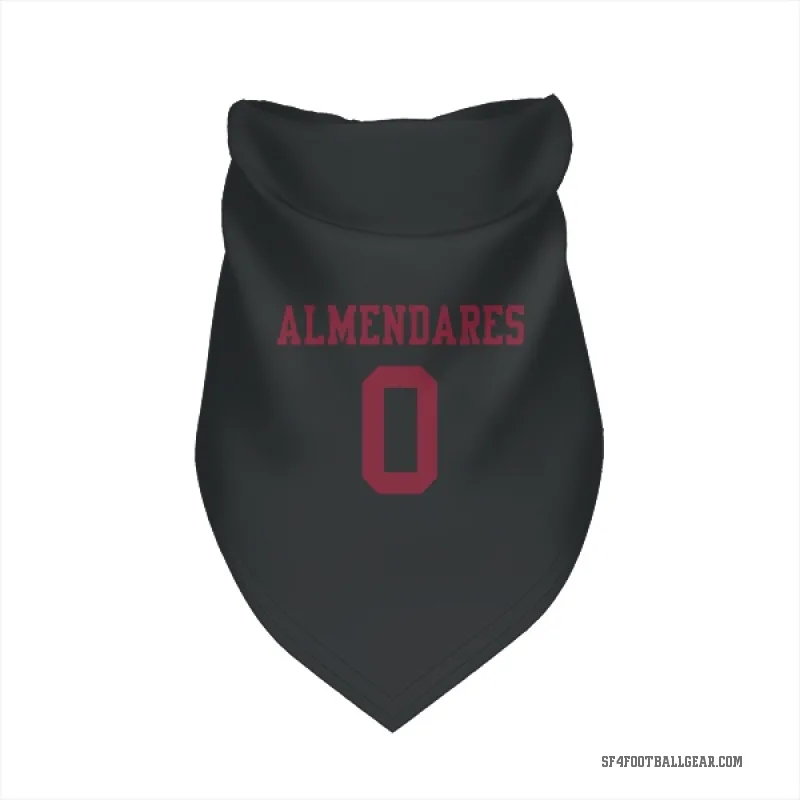 Kenneth Almendares  Black San Francisco 49ers  Cat & Dog Pet Bandana