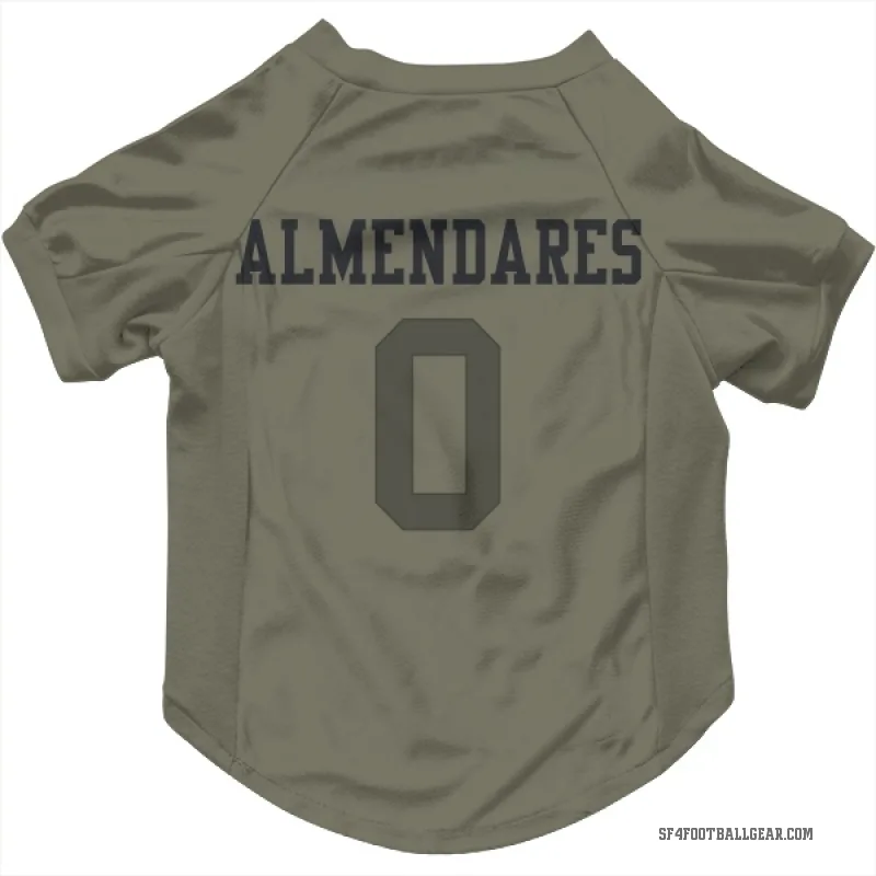 Kenneth Almendares  Olive San Francisco 49ers  Cat & Dog Pet Jersey