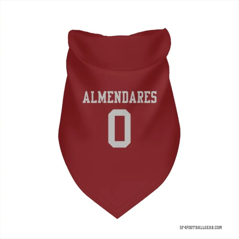 Kenneth Almendares  Scarlet San Francisco 49ers  Cat & Dog Pet Bandana