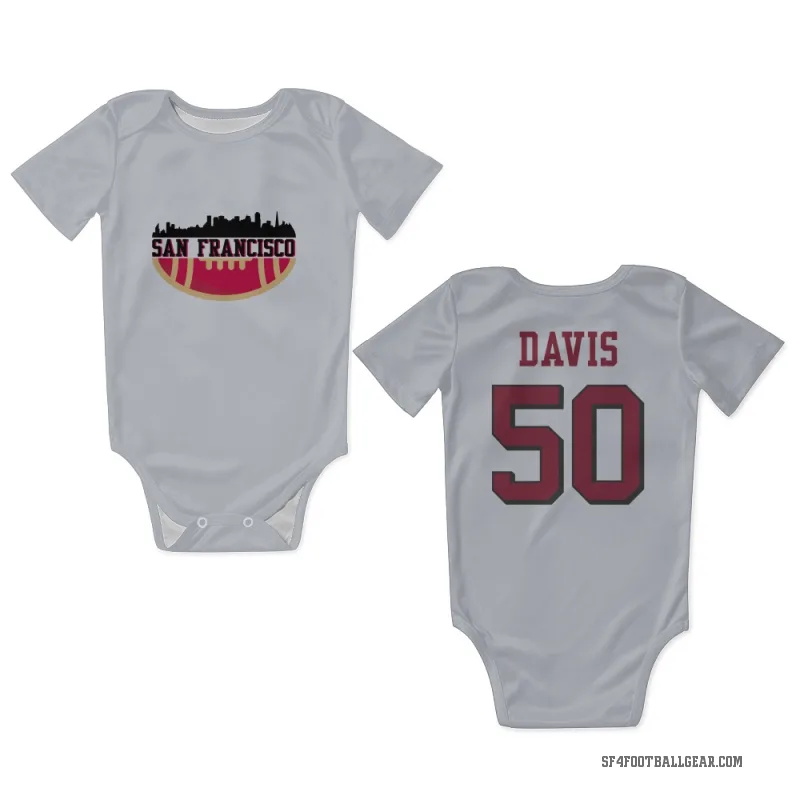 Khalil Davis  White San Francisco 49ers  Rush Newborn & Infant Bodysuit