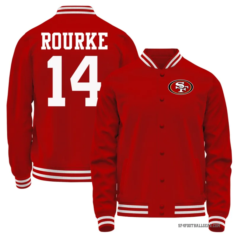 Kurtis Rourke Youth Red San Francisco 49ers Full-Snap Jacket