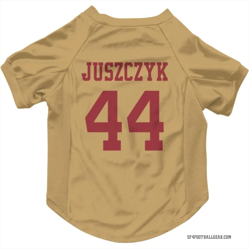 Kyle Juszczyk  Gold San Francisco 49ers  Cat & Dog Pet Jersey