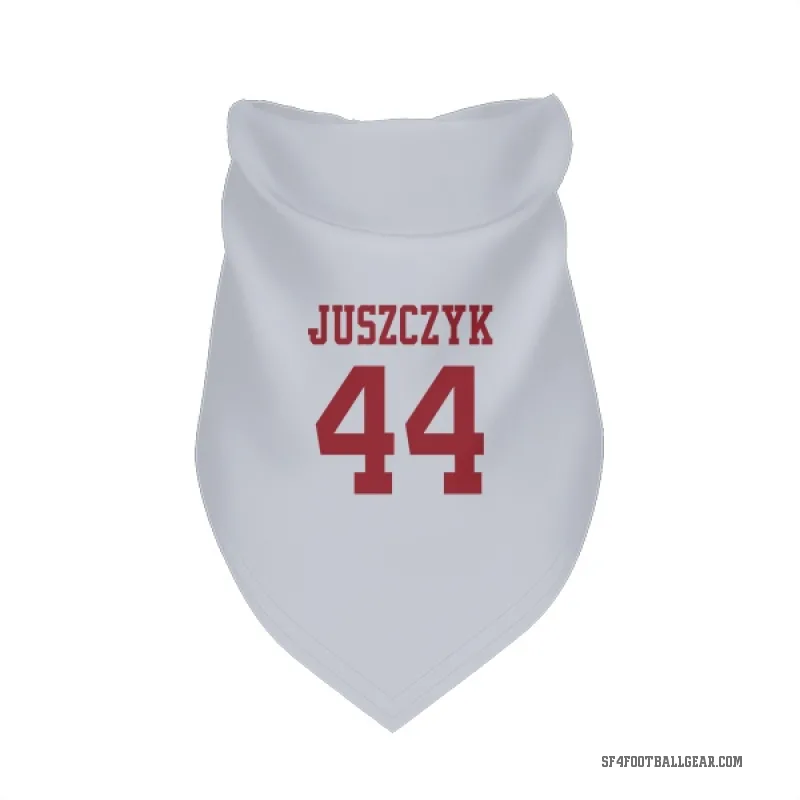 Kyle Juszczyk  White San Francisco 49ers  Cat & Dog Pet Bandana