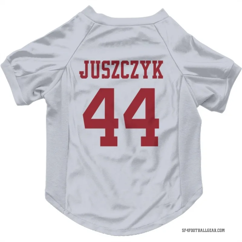 Kyle Juszczyk  White San Francisco 49ers  Cat & Dog Pet Jersey