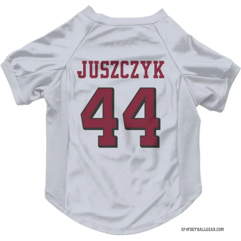 Kyle Juszczyk  White San Francisco 49ers  Rush Cat & Dog Pet Jersey