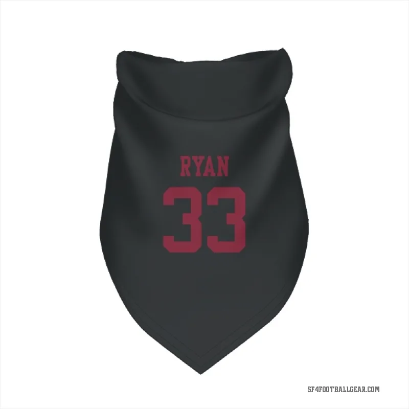 Logan Ryan  Black San Francisco 49ers  Cat & Dog Pet Bandana