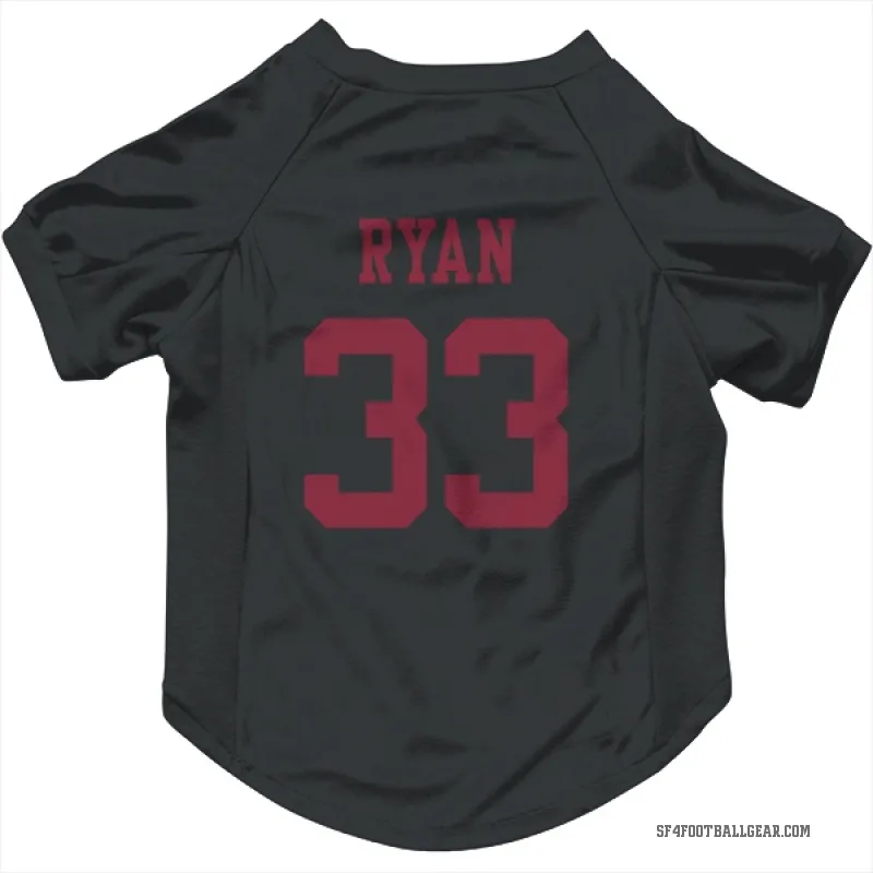 Logan Ryan  Black San Francisco 49ers  Cat & Dog Pet Jersey