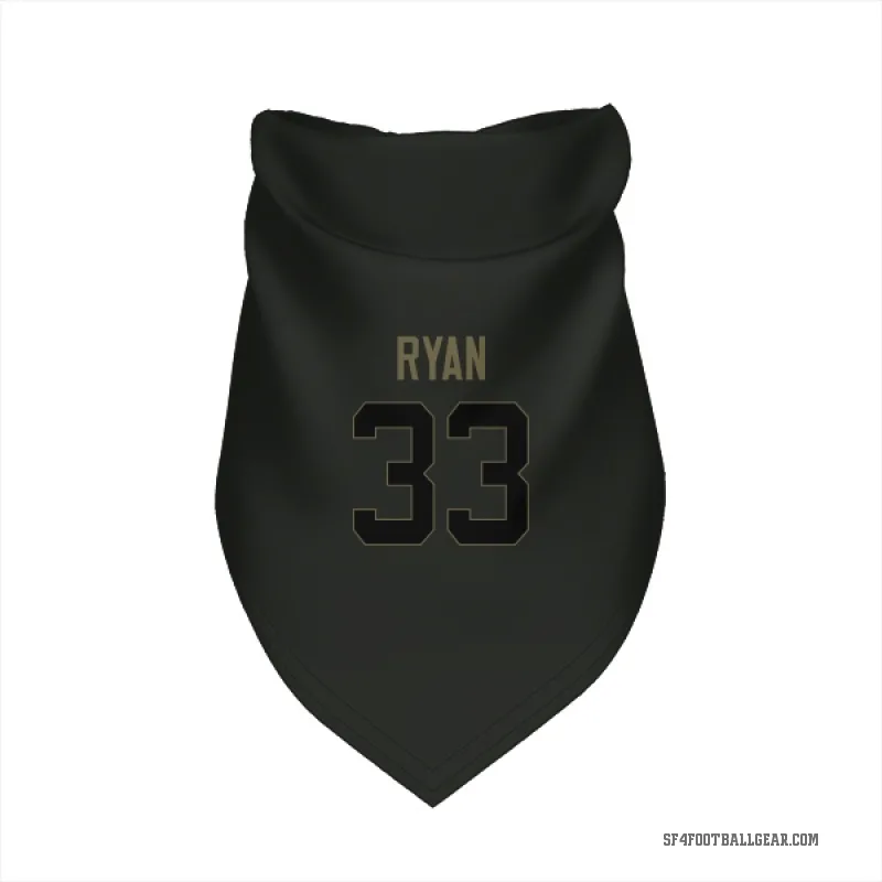 Logan Ryan  Black San Francisco 49ers  Service Cat & Dog Pet Bandana