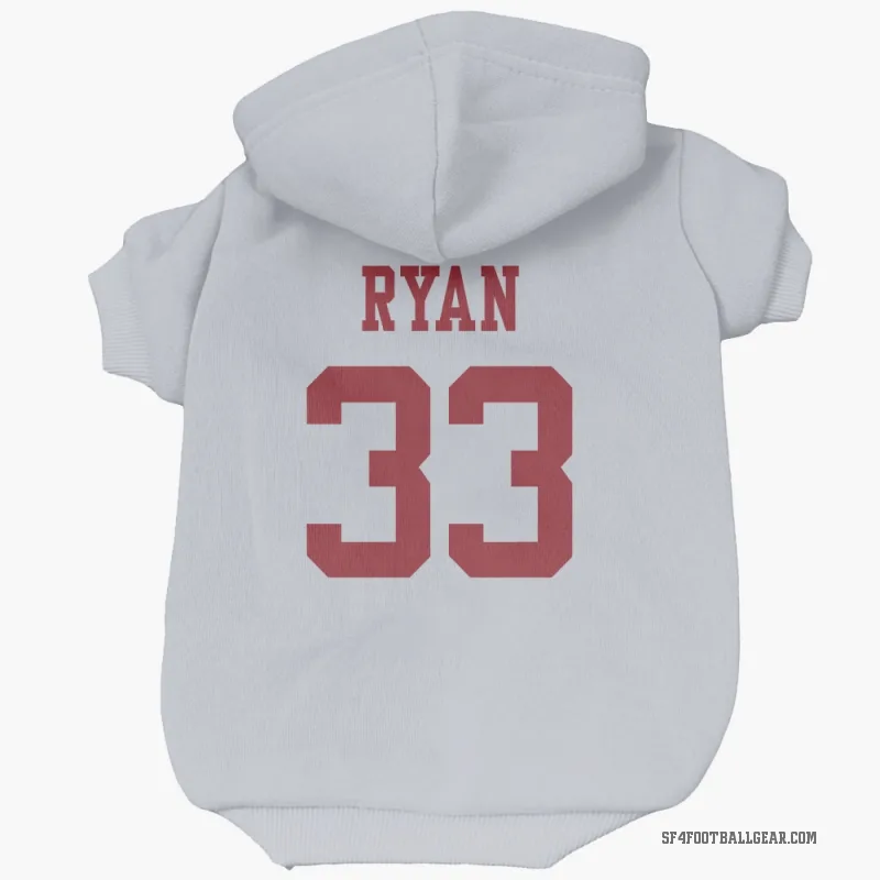 Logan Ryan  White San Francisco 49ers  Cat & Dog Pet Hoodie