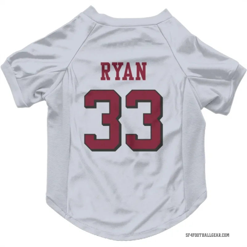 Logan Ryan  White San Francisco 49ers  Rush Cat & Dog Pet Jersey