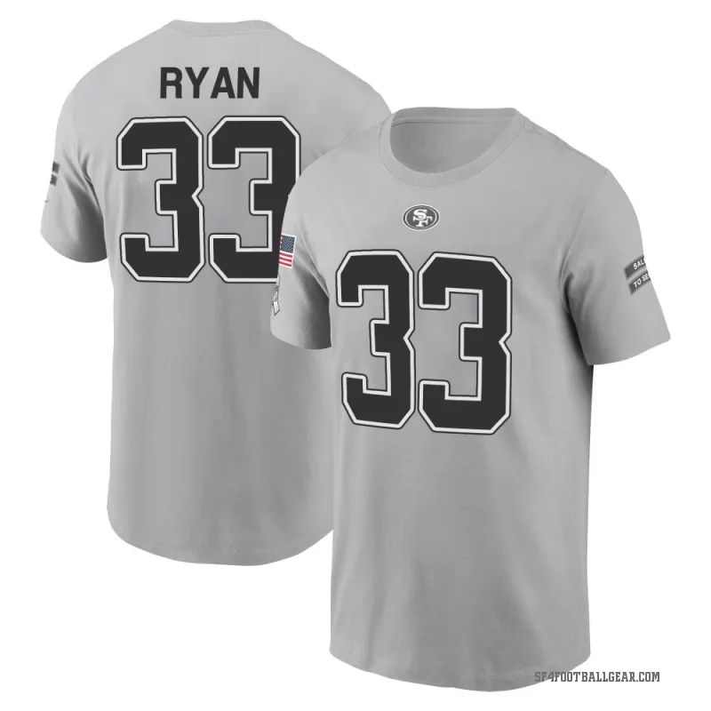 Logan Ryan Youth Gray San Francisco 49ers 2024 Salute to Service T-Shirt