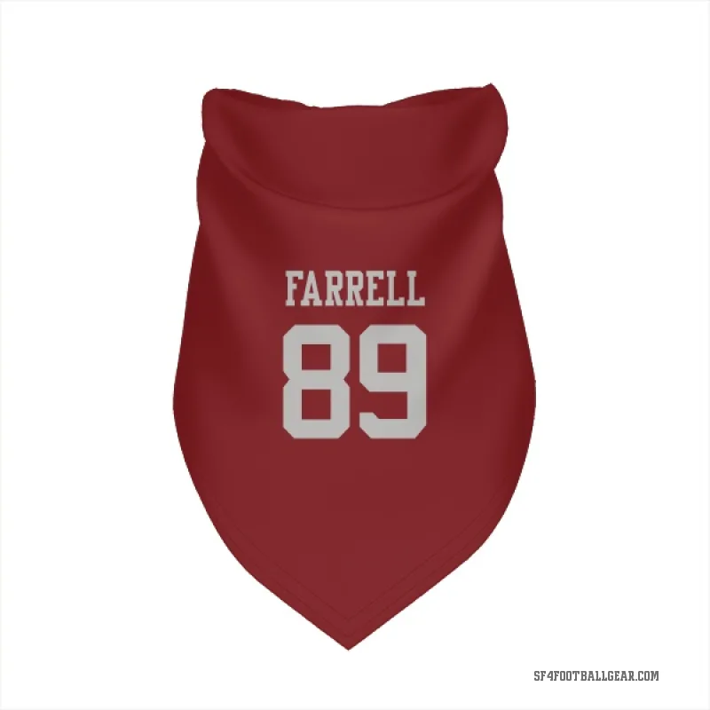 Luke Farrell  Scarlet San Francisco 49ers  Cat & Dog Pet Bandana